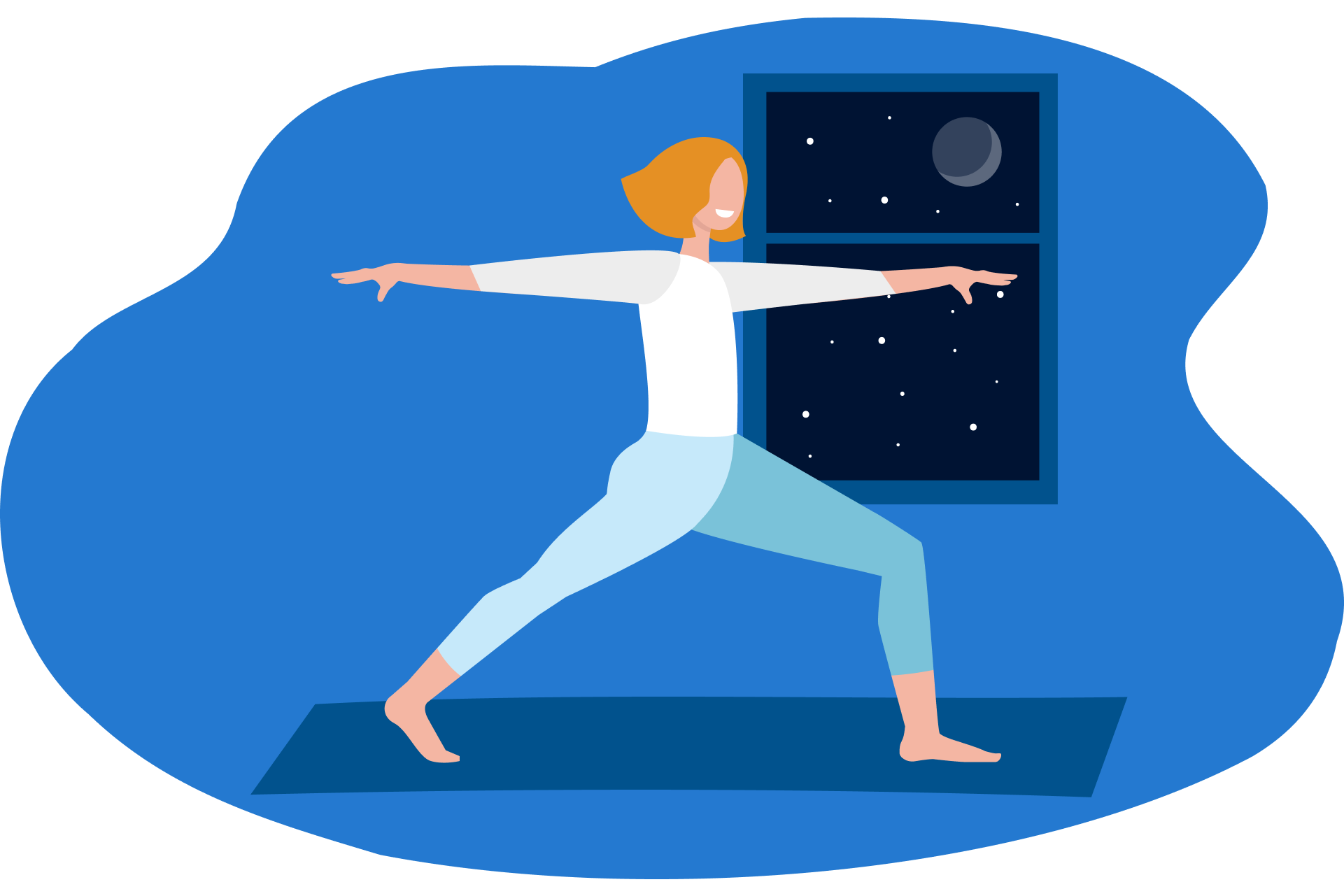 Ejercicio antes de dormir-Yoga